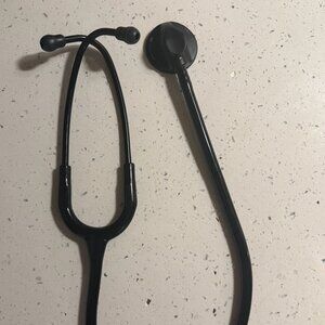 Littmann All Black Cardiology Master Classic Medical Stethoscope Gently Used!!